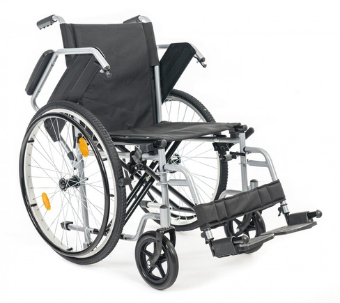 Кресло-коляска для домашнего пользования с транзитными колёсами, с шириной сиденья 46 см МЕТ TRANSIT 350