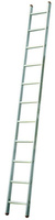 BIBER 98411 лестница приставная односекционная алюминиевая 11 ступеней
