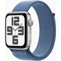 Смарт-часы Apple Watch SE 2023 A2723, 44мм, синий/серебристый [mrw03ll/a]