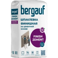 Шпаклёвка цементная финишная Bergauf Finish Zement 20 кг BERGAUF