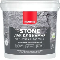 Лак по камню Neomid Stone 5 л прозрачный NEOMID None