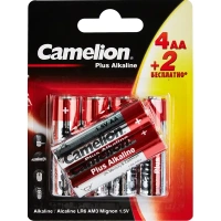 Батарейка алкалиновая Camelion Plus Alkaline 4+2LR03-BP AA 6 шт. Без бренда
