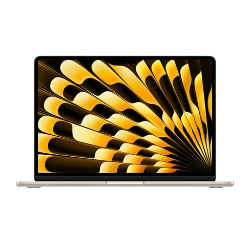Ноутбук Apple MacBook Air 13.6'' M3, 8 ГБ/256 ГБ, 8 CPU/8 GPU, Starlight, английская клавиатура
