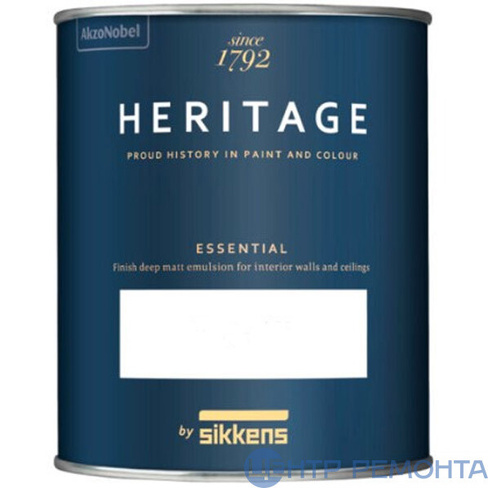 Краска Sikkens Heritage Essential глуб/мат N00 0.9 л 5766918