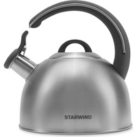 Чайник металлический Starwind Chef Family SW-CH1106 2.8 л, серебристый 1869528