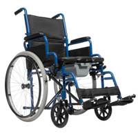 Кресло-коляска с санитарным оснащением Ortonica TU55 литые колеса