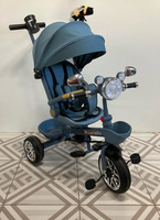 Детский трехколесный велосипед Farfello PL-06 Синий/blue