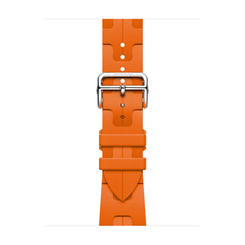 Ремешок для часов Apple Hermes 45 мм, Kilim Single Tour, Orange