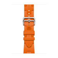 Ремешок для часов Apple Hermes 45 мм, Kilim Single Tour, Orange