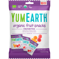 Органический Мармелад YumEarth Organic Fruit Snacks, жевательный, без глютена и без аллергенов, только натуральные ингре