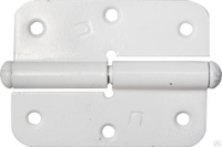 Петля накладная стальная ПН-85, цвет белый, правая, 85 мм
