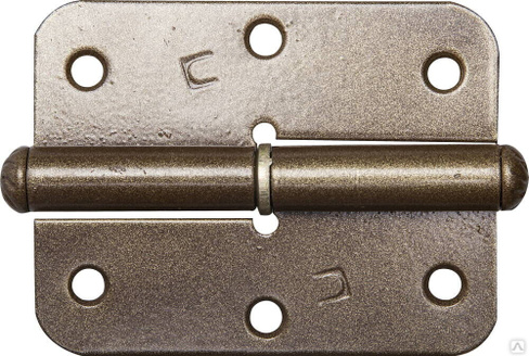 Петля накладная стальная ПН-85, цвет бронзовый металлик, правая, 85 мм