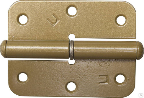 Петля накладная стальная ПН-85, цвет золотой металлик, правая, 85 мм