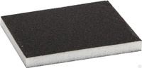 Губка шлифовальная ЗУБР Мастер двухсторонняя, мягкий поролон, Р80, 123х98х12 мм