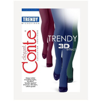 Колготки Conte elegant Trendy, 150 den, размер 2, красный, бордовый