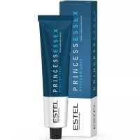 Estel Professional - Крем-краска для волос, тон 1-0 черный классический, 60 мл