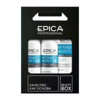 EPICA PROFESSIONAL Набор для увлажнения и питания сухих волос (шампунь 300 мл + кондиционер 300 мл + маска 250 мл) Inten