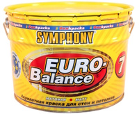 Symphony EURO Balance 7 краска для стен и потолков белая (база A) 9 л