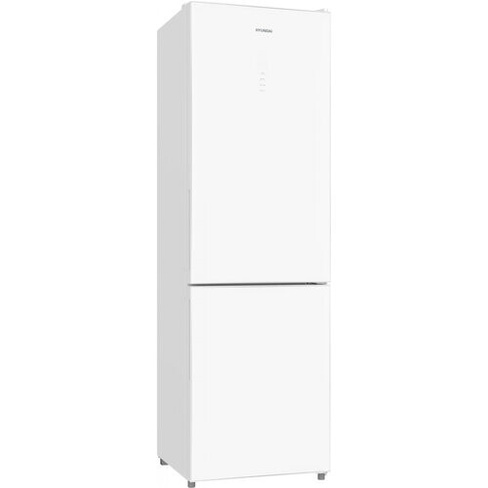 Холодильник HYUNDAI CC3585F, белое стекло