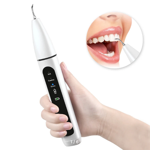 Портативный электрический зубной скалер для удаления зубного налета, ультразвуковой очиститель зубов, 200 Вт/мин, вибрац